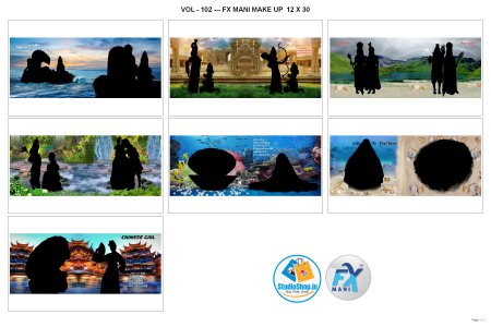 VOL - 102 --- FX MANI MAKE UP  12 X 30