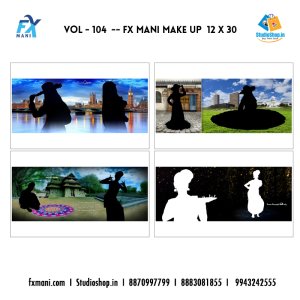 VOL - 104 --- FX MANI MAKE UP  12 X 30
