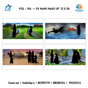 VOL - 106 --- FX MANI MAKE UP  12 X 30