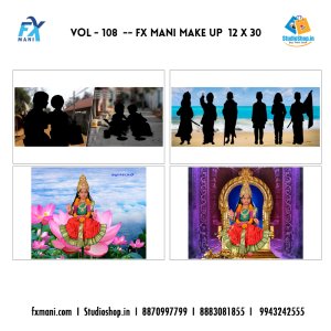 VOL - 108 --- FX MANI MAKE UP  12 X 30