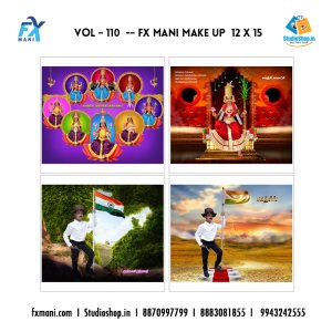 VOL - 110 --- FX MANI MAKE UP  12 X 15