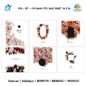 VOL - 317 ---  FX MANI  # TT3  HALF SHEET  16 X 24