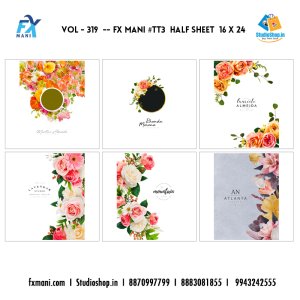 VOL - 319 ---  FX MANI  # TT3  HALF SHEET  16 X 24