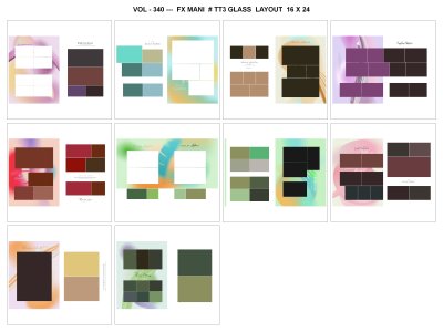 VOL - 341 ---  FX MANI  # TT3  BORN BABY  LAYOUT  12 X 36