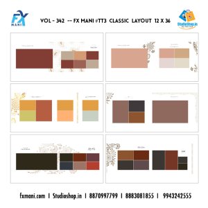VOL - 342 ---  FX MANI  # TT3  CLASSIC  LAYOUT  12 X 36
