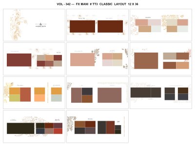 VOL - 342 ---  FX MANI  # TT3  CLASSIC  LAYOUT  12 X 36