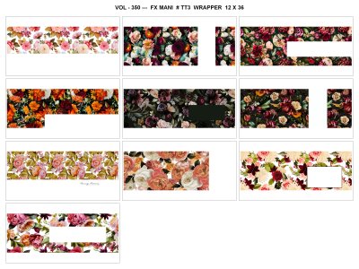 VOL - 350 ---  FX MANI  # TT3  WRAPPER  12 X 36