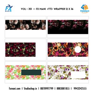 VOL - 351 ---  FX MANI  # TT3  WRAPPER  12 X 36