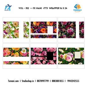 VOL - 352 ---  FX MANI  # TT3  WRAPPER  16 X 24