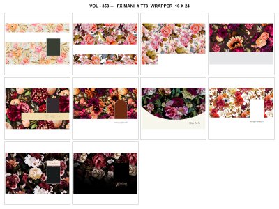 VOL - 353 ---  FX MANI  # TT3  WRAPPER  16 X 24